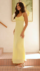 Margo Midi Dress - Yellow