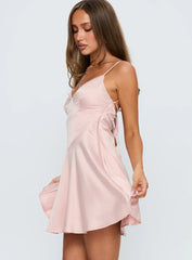Summer Blush Mini Dress Pink