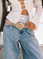 Breslin Belt Washed Brown