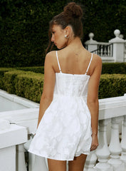 All Access Structured Playsuit White