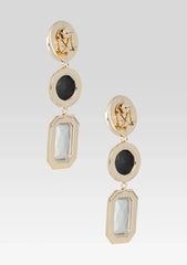 Camille Gemstone Drop Earrings