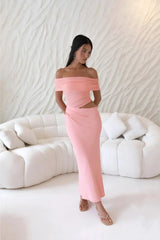 Coastal Reverie Maxi Dress Pink