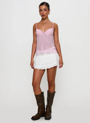 Zami Pleat Top Lilac