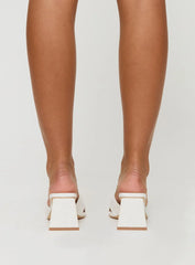 Brielle Heels White