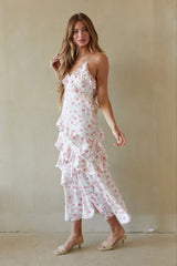 Poppy Floral Ruffle Maxi Dress