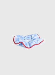 Deanie Scrunchie Blue Gingham