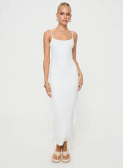 Elestria Maxi Dress White