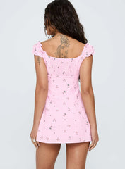 Freija Mini Dress Pink Multi