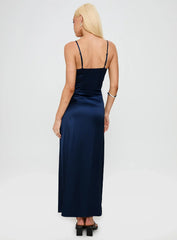 Better Than Words Lace Maxi Dress Navy