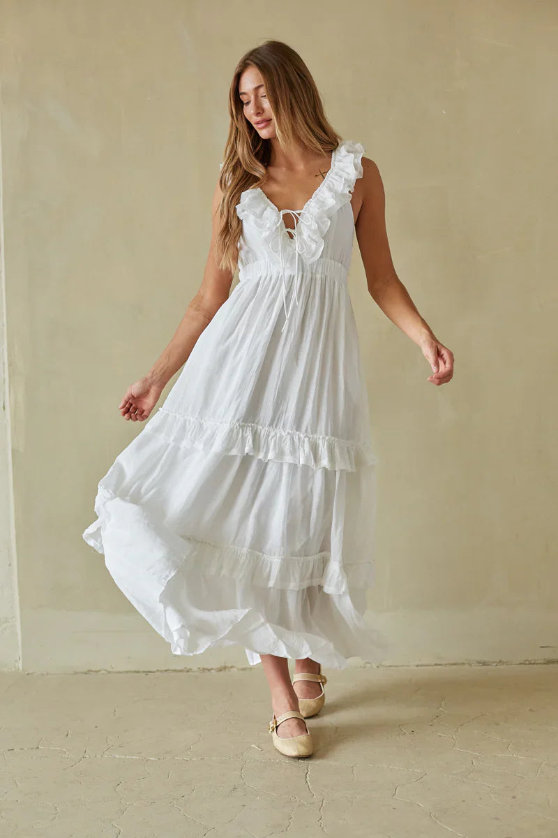 Diana Ruffle Tiered Maxi Dress