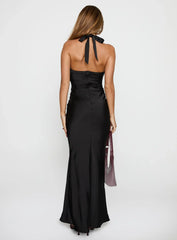 Gloriana Halter Maxi Dress Black