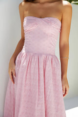 Mimi Moments Strapless Maxi Dress Pink