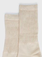 Sama Slouch Sock Beige