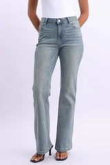 Denim Flare Jean High Rise