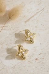 18K Gold Plated Shine Bright Earrings Gold